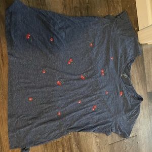 Comfy Cherry Design T-Shirt